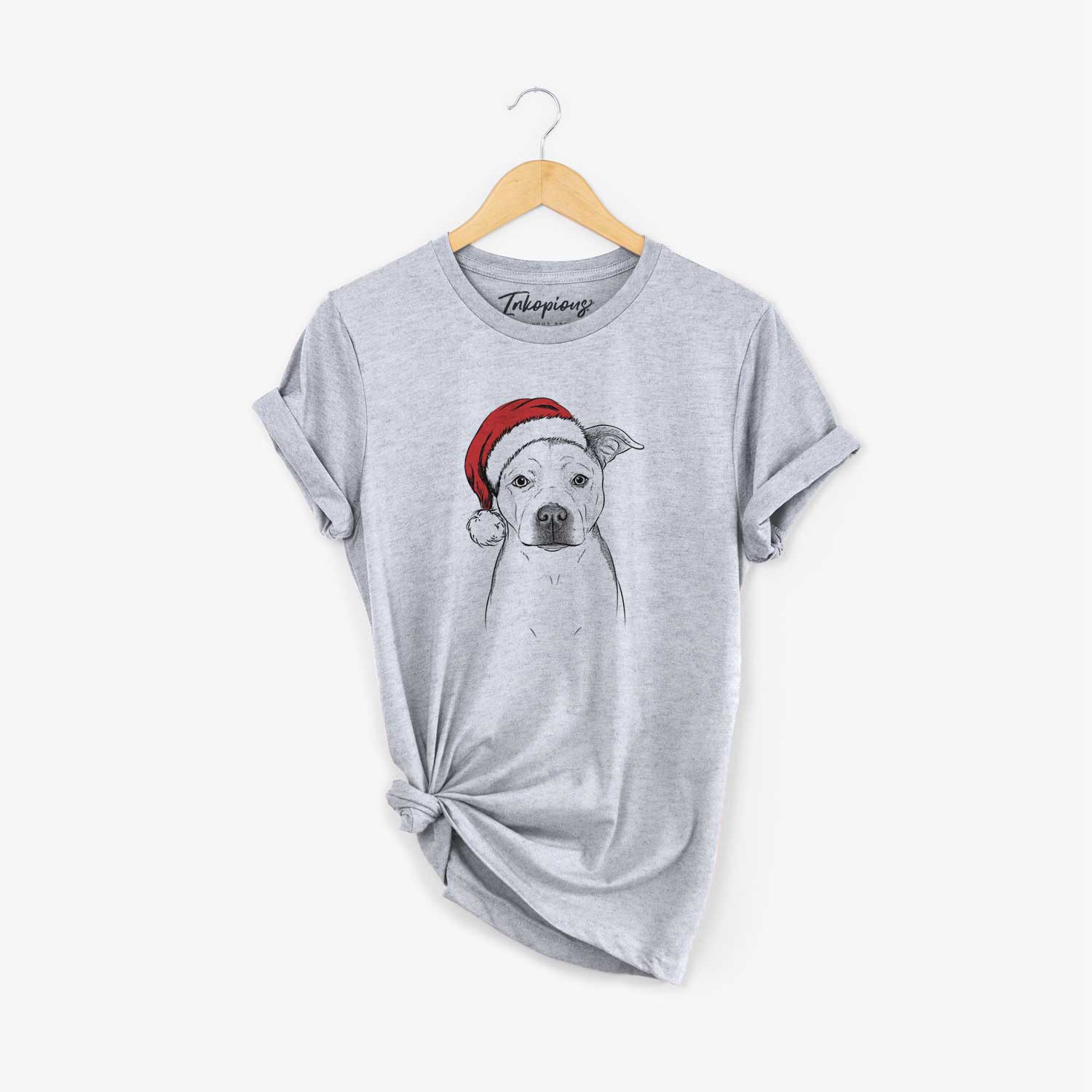 Santa Bailey the Pitbull - Unisex Crewneck