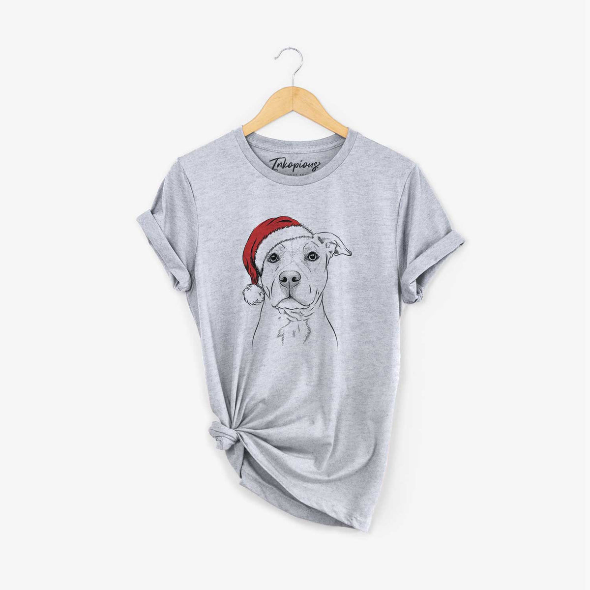 Santa Bailey the American Staffordshire Terrier - Unisex Crewneck