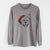 Santa Baku the Akita - Heavyweight 100% Cotton Long Sleeve