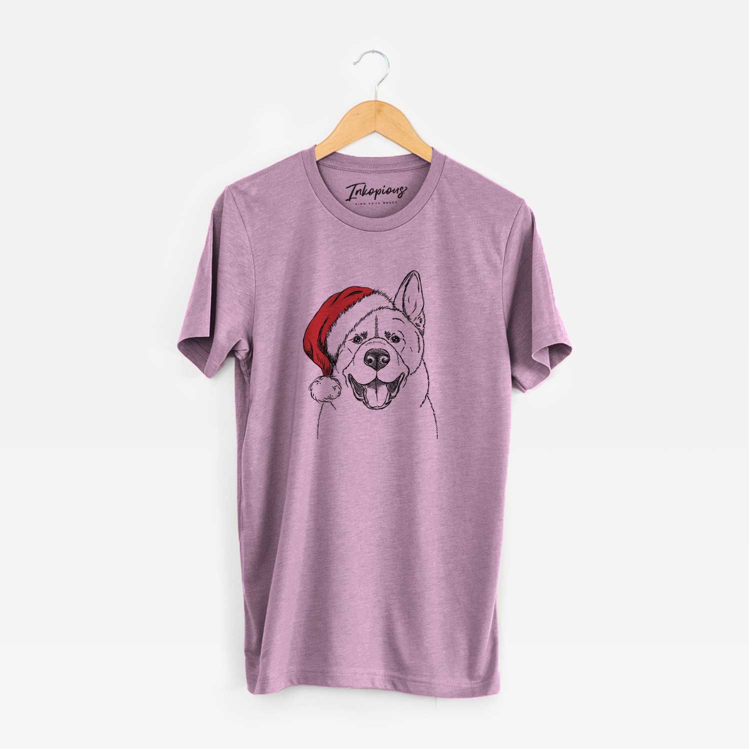 Santa Baku the Akita - Unisex Crewneck