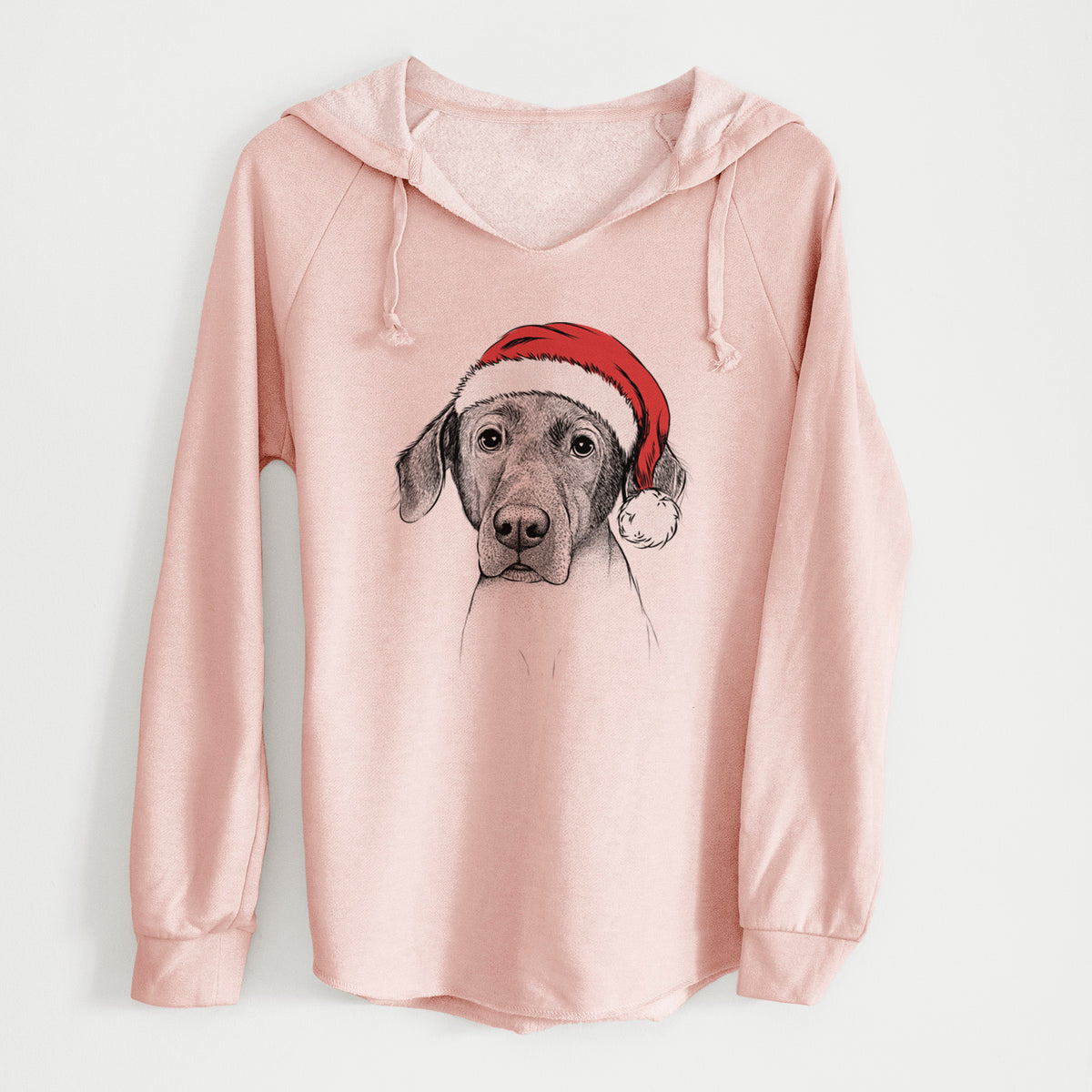 Santa Baldwin the Mixed Breed - Cali Wave Hooded Sweatshirt