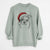 Santa Bandit the Boston Terrier - Unisex Pigment Dyed Crew Sweatshirt