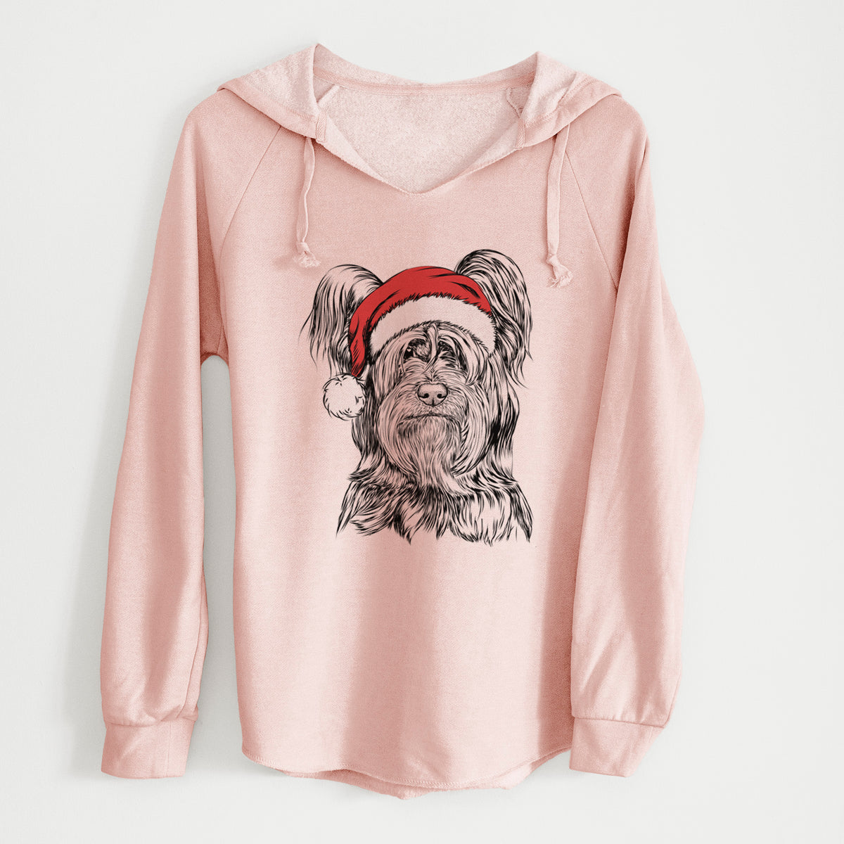 Santa Bandit the Skye Terrier - Cali Wave Hooded Sweatshirt