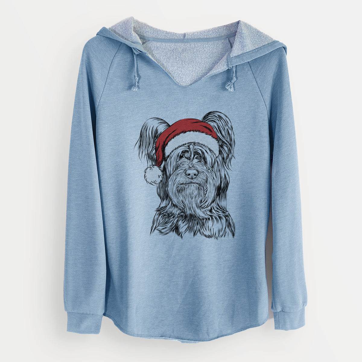Santa Bandit the Skye Terrier - Cali Wave Hooded Sweatshirt