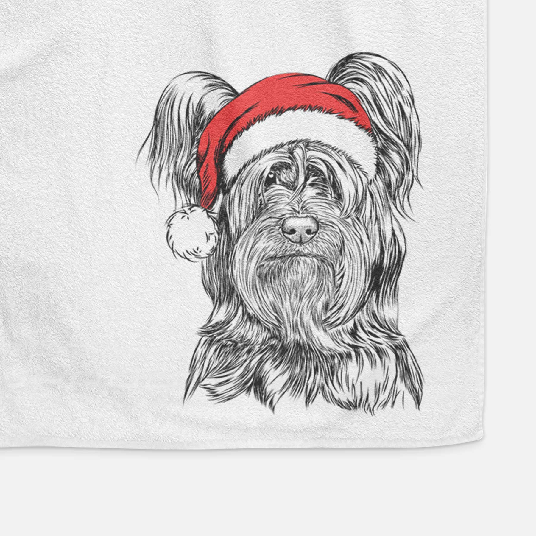 Bandit the Skye Terrier Decorative Hand Towel