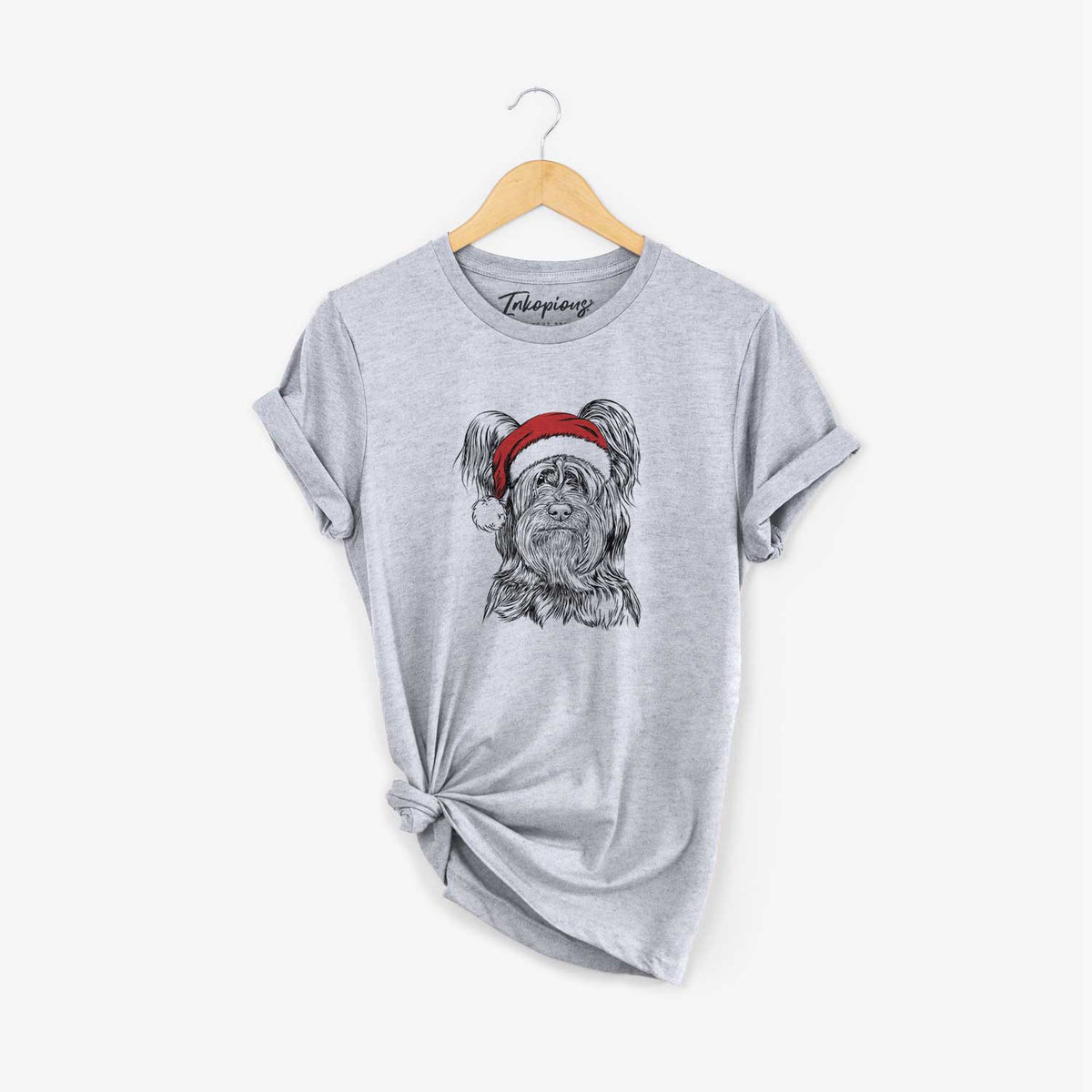Santa Bandit the Skye Terrier - Unisex Crewneck