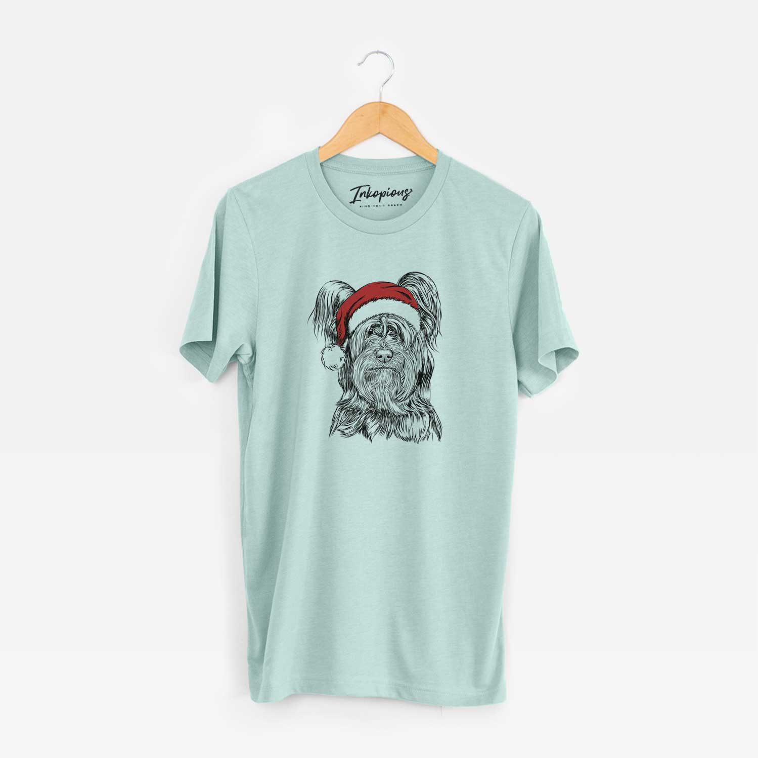 Santa Bandit the Skye Terrier - Unisex Crewneck