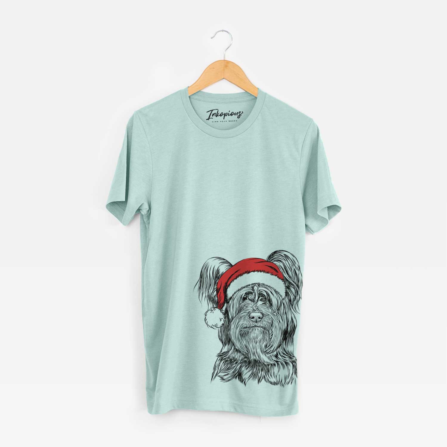 Santa Bandit the Skye Terrier - Unisex Crewneck