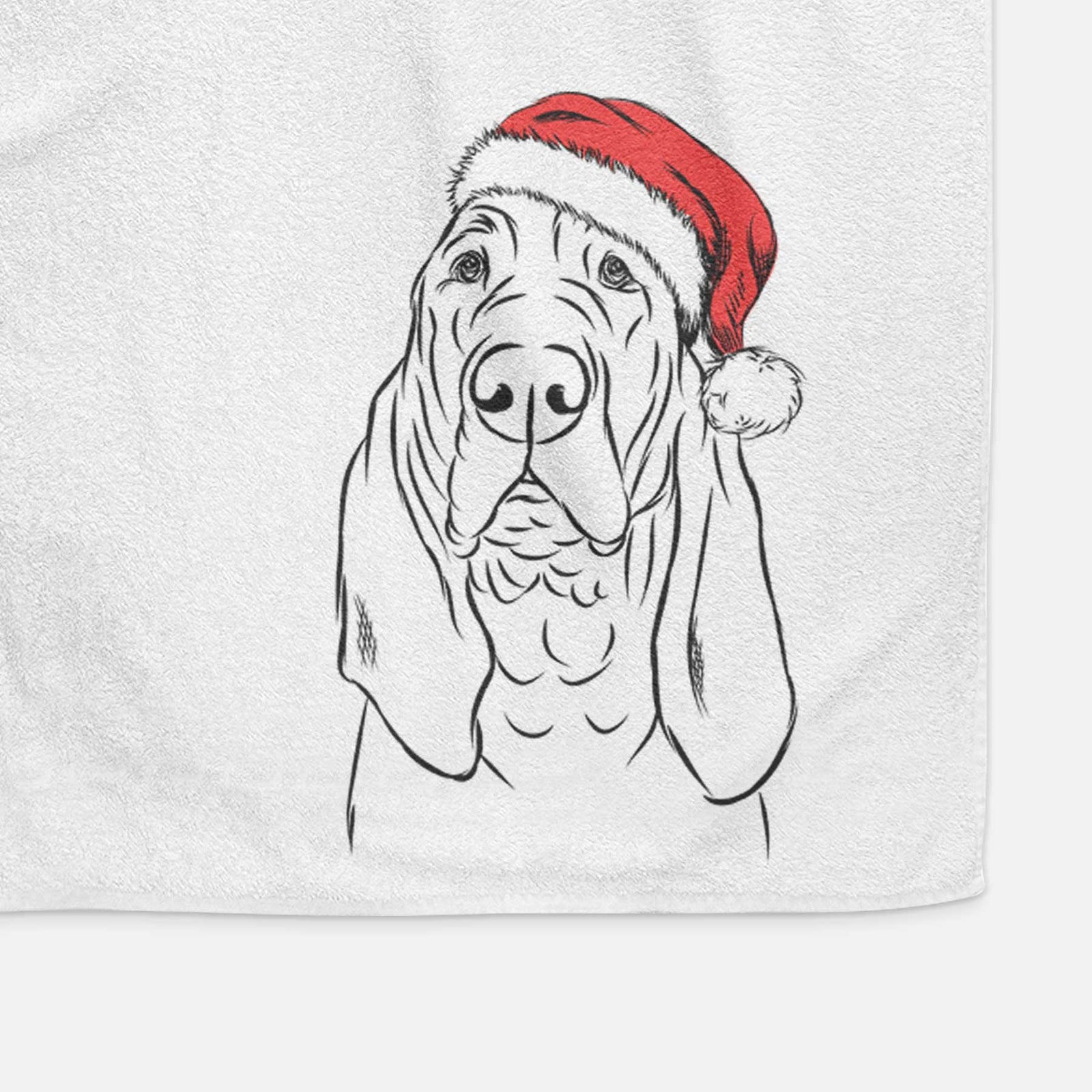 Baron the Bloodhound Decorative Hand Towel