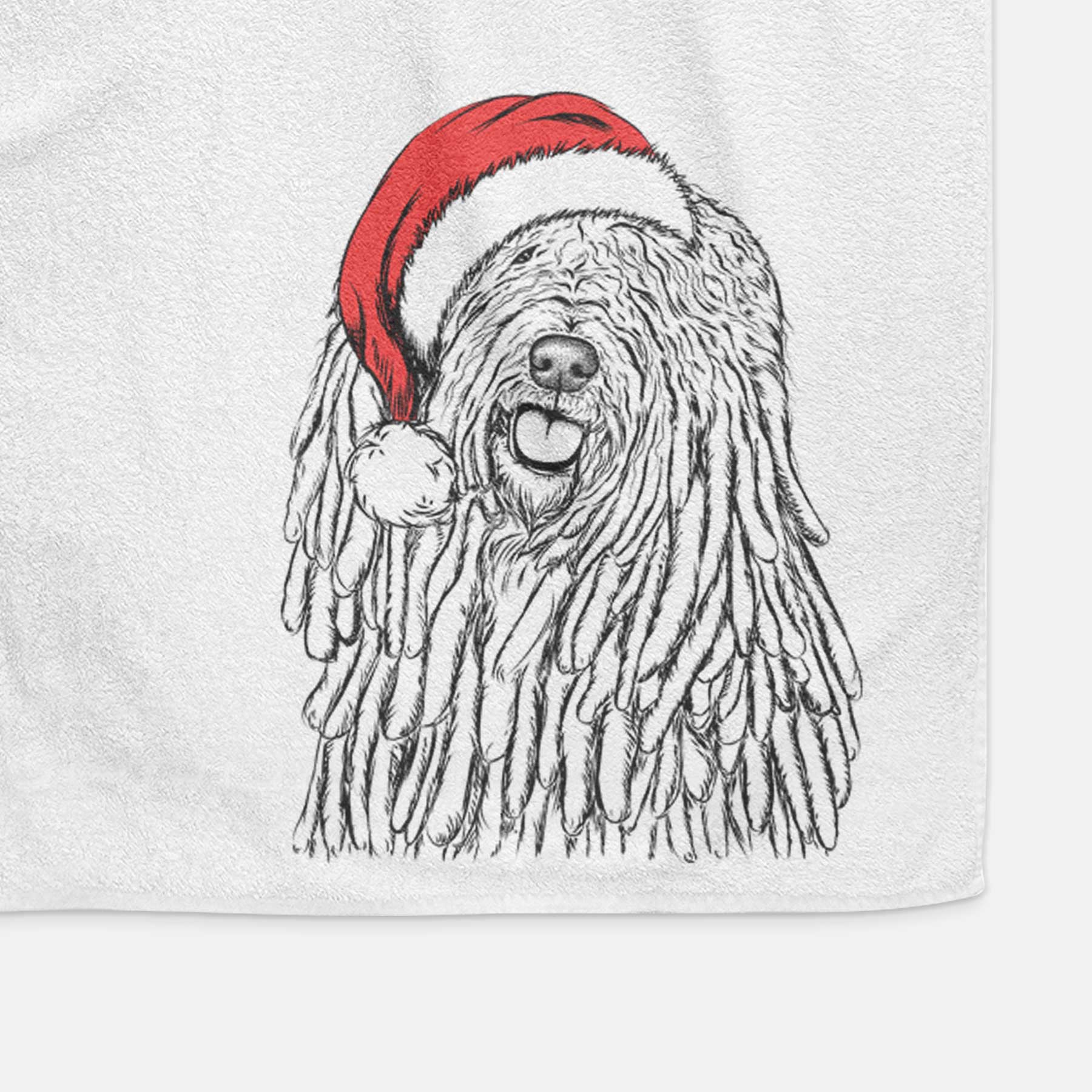 Barry the Komondor Decorative Hand Towel