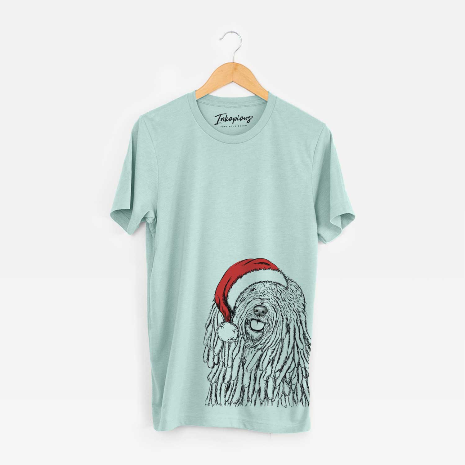 Santa Barry the Komondor - Unisex Crewneck