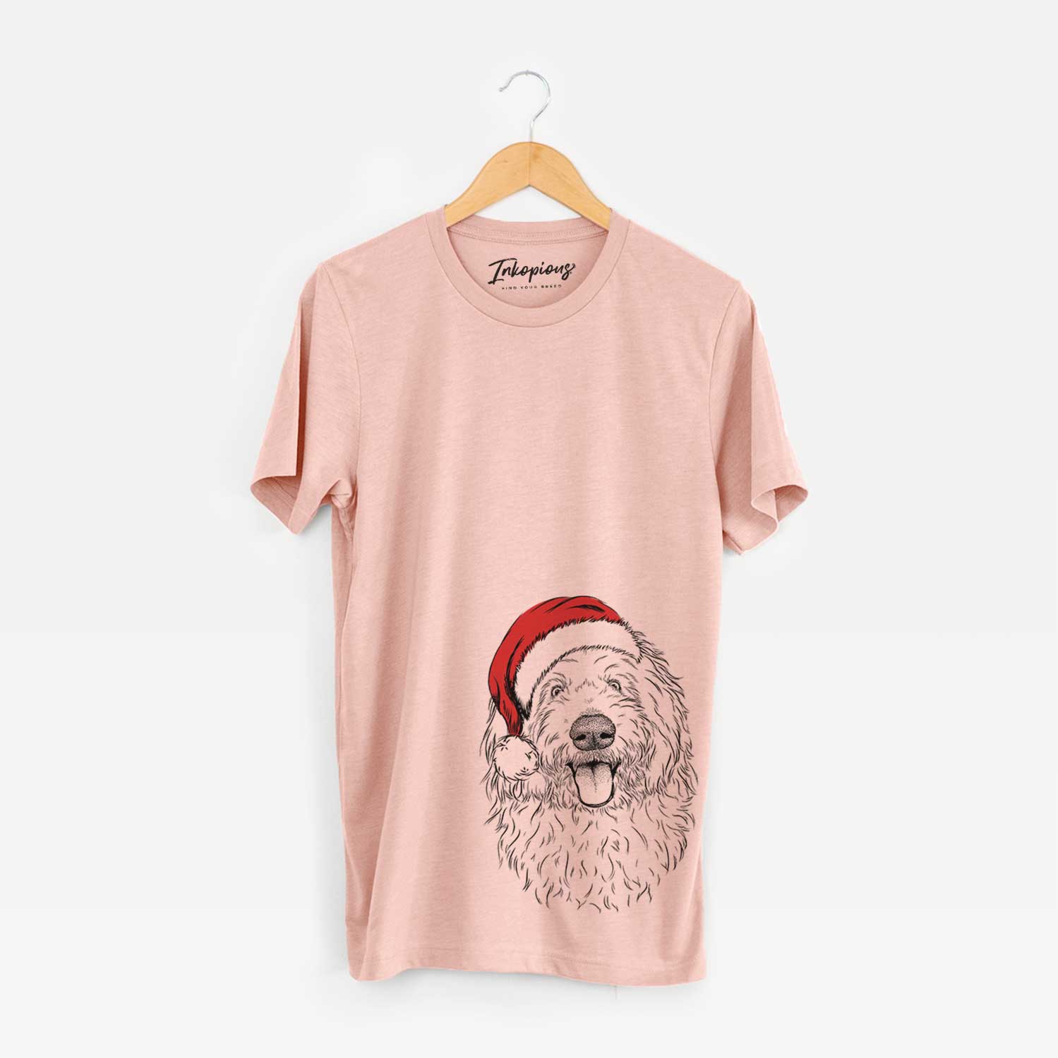 Santa Barry the Old English Sheepdog - Unisex Crewneck