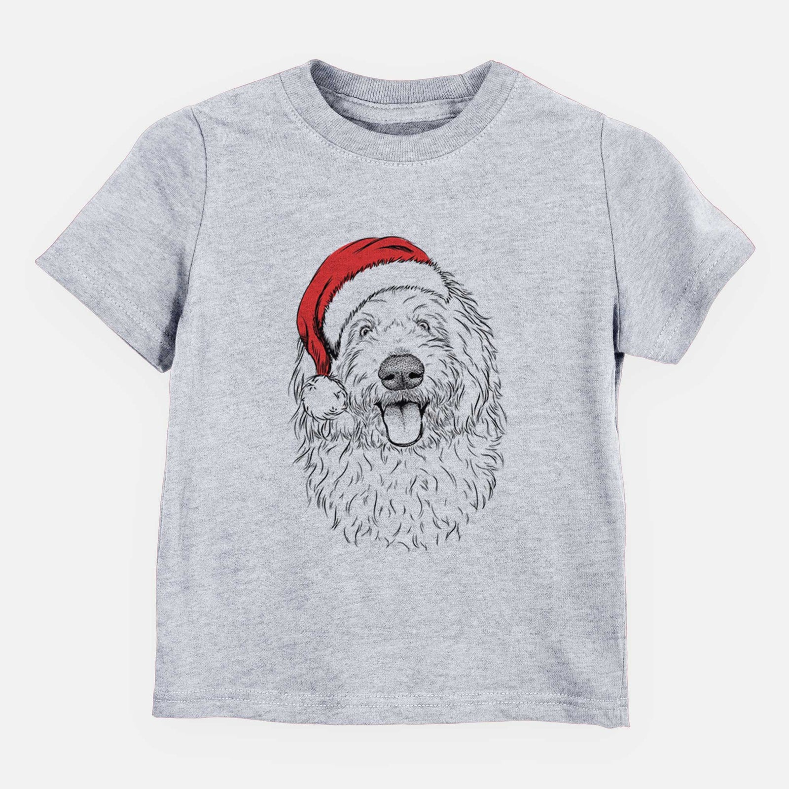 Santa Barry the Old English Sheepdog - Kids/Youth/Toddler Shirt