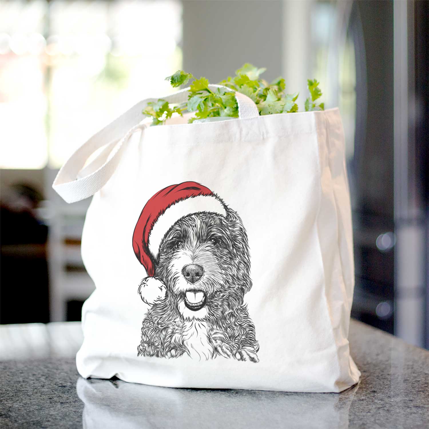 Bash the Bernedoodle - Tote Bag