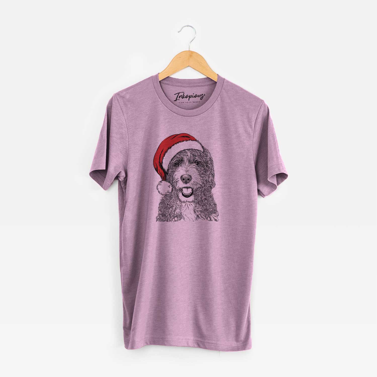 Santa Bash the Bernedoodle - Unisex Crewneck