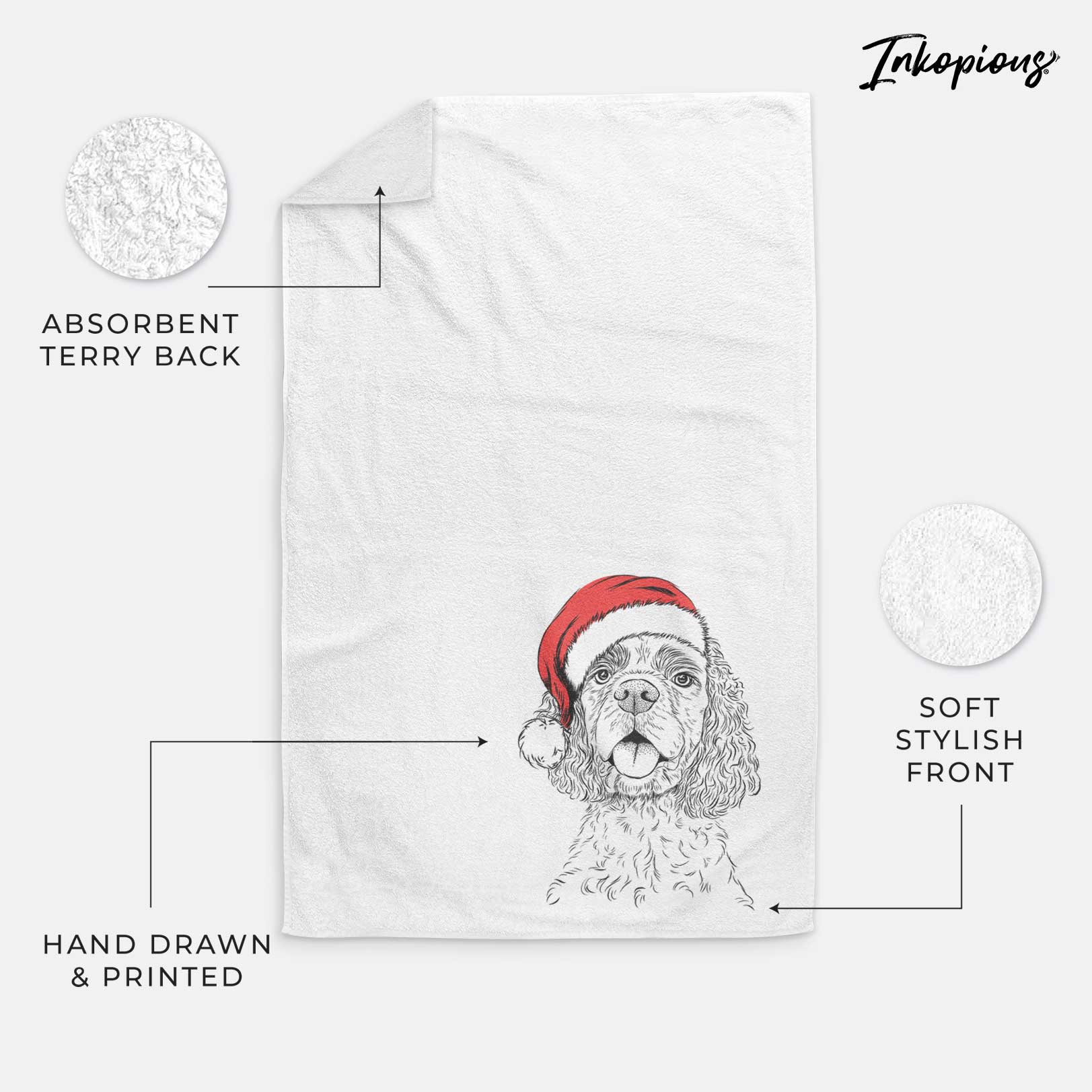 Baxter the American Cocker Spaniel Decorative Hand Towel