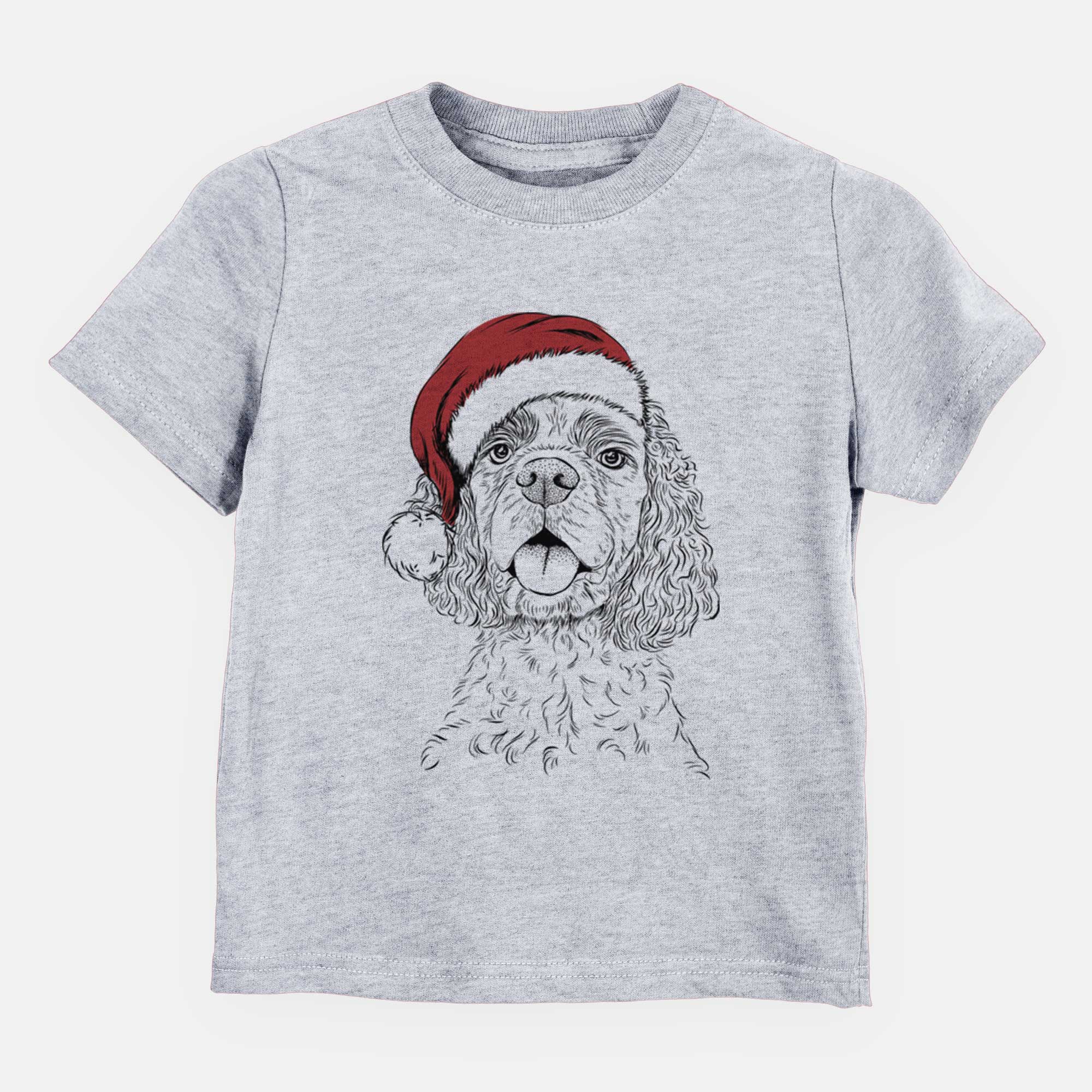 Santa Baxter the American Cocker Spaniel - Kids/Youth/Toddler Shirt