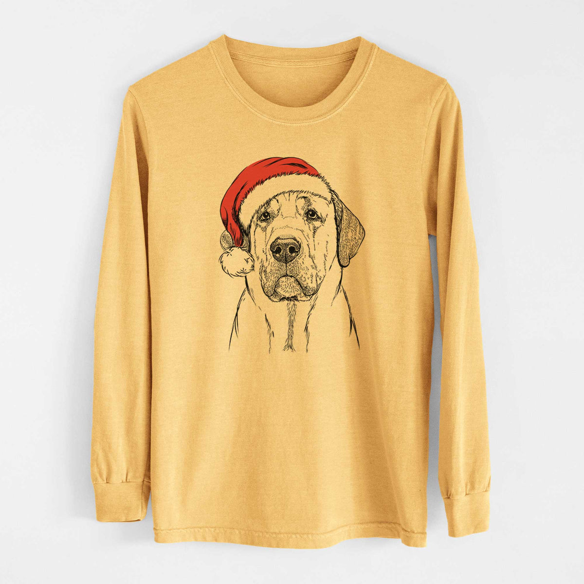 Santa Beau the Broholmer - Heavyweight 100% Cotton Long Sleeve