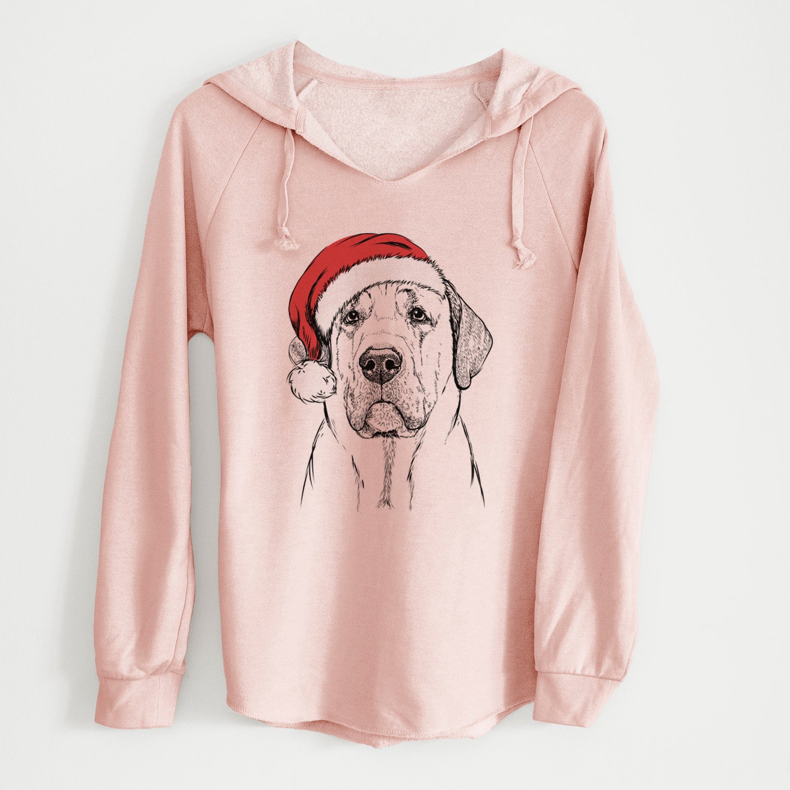 Santa Beau the Broholmer - Cali Wave Hooded Sweatshirt