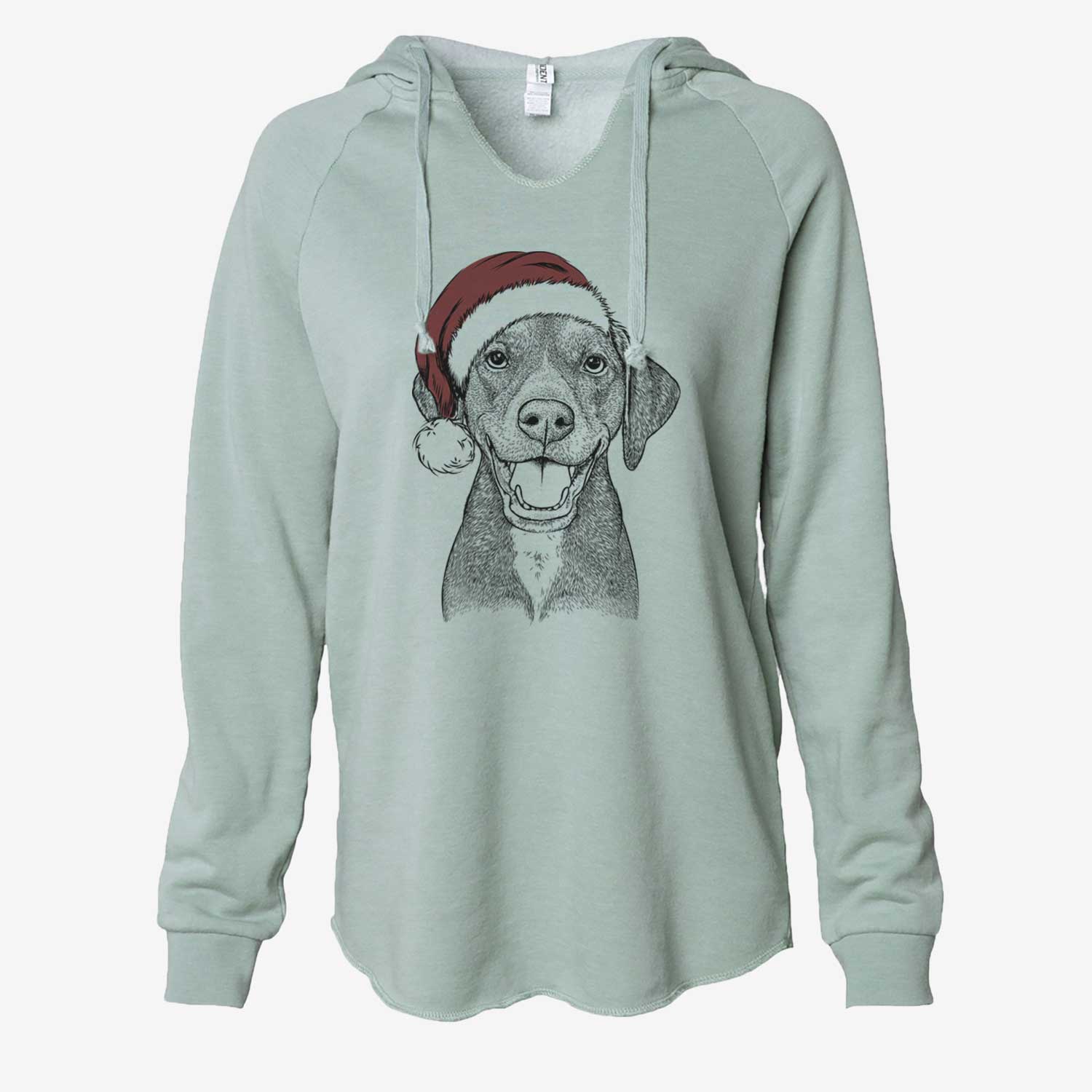 Beaver the Hound Mix - Cali Wave Hooded Sweatshirt