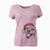 Santa Beemer the Boxer Pitbull Terrier Mix - Women's V-neck Shirt