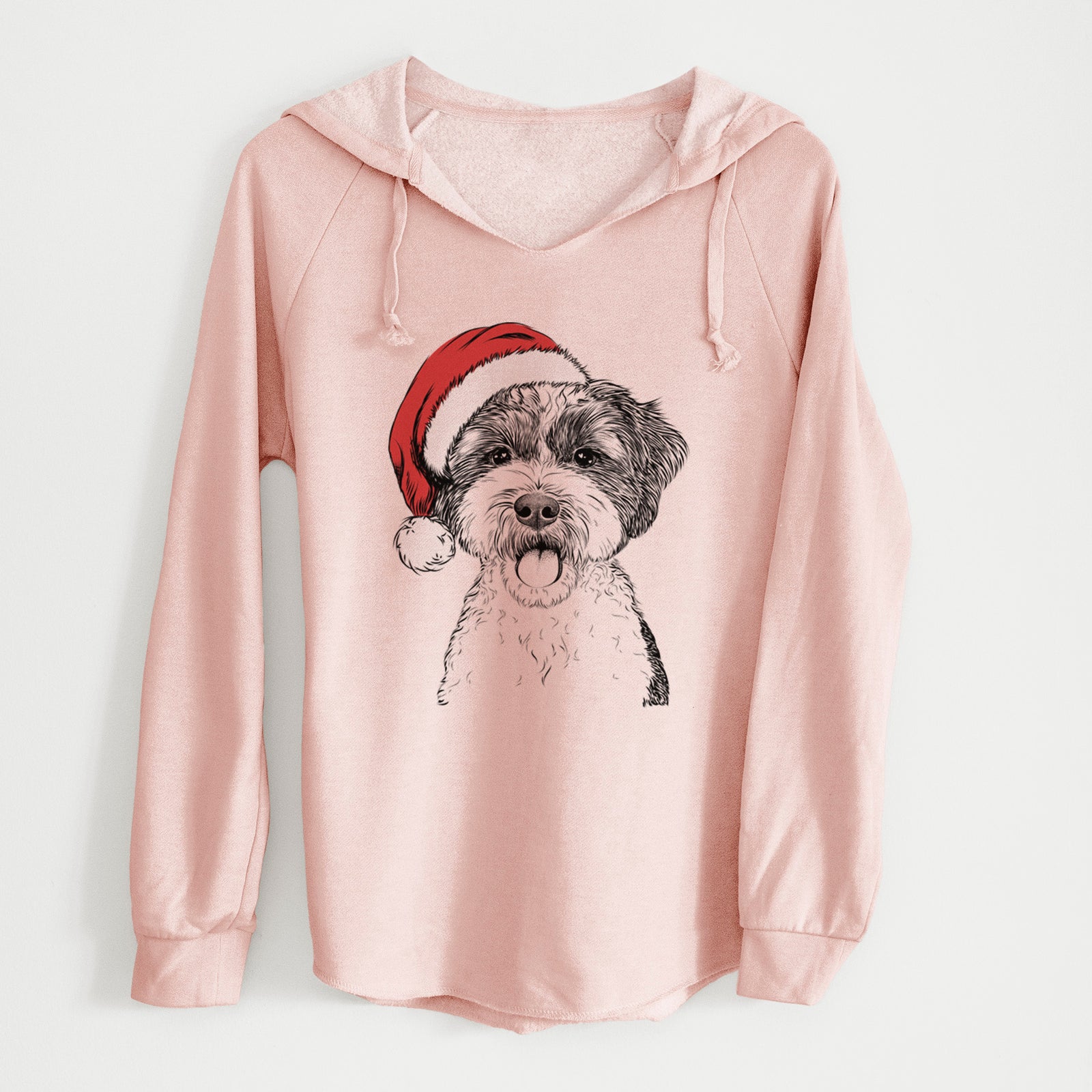 Santa Bella the Cockapoo - Cali Wave Hooded Sweatshirt