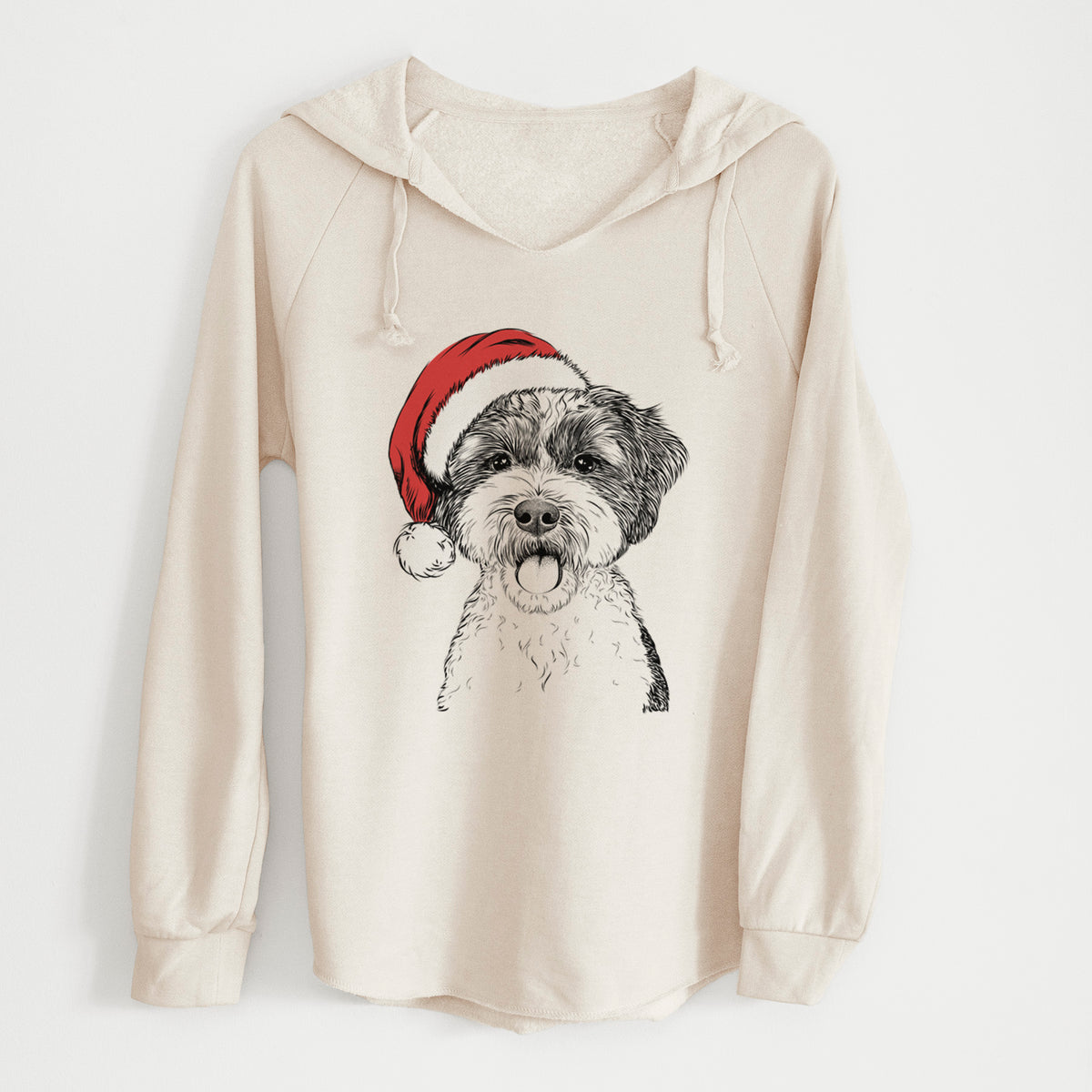 Santa Bella the Cockapoo - Cali Wave Hooded Sweatshirt