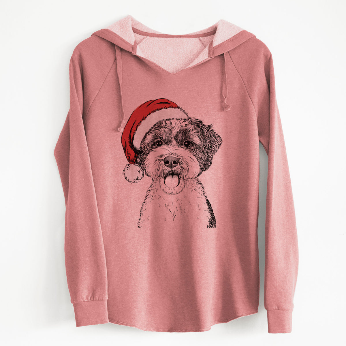 Santa Bella the Cockapoo - Cali Wave Hooded Sweatshirt