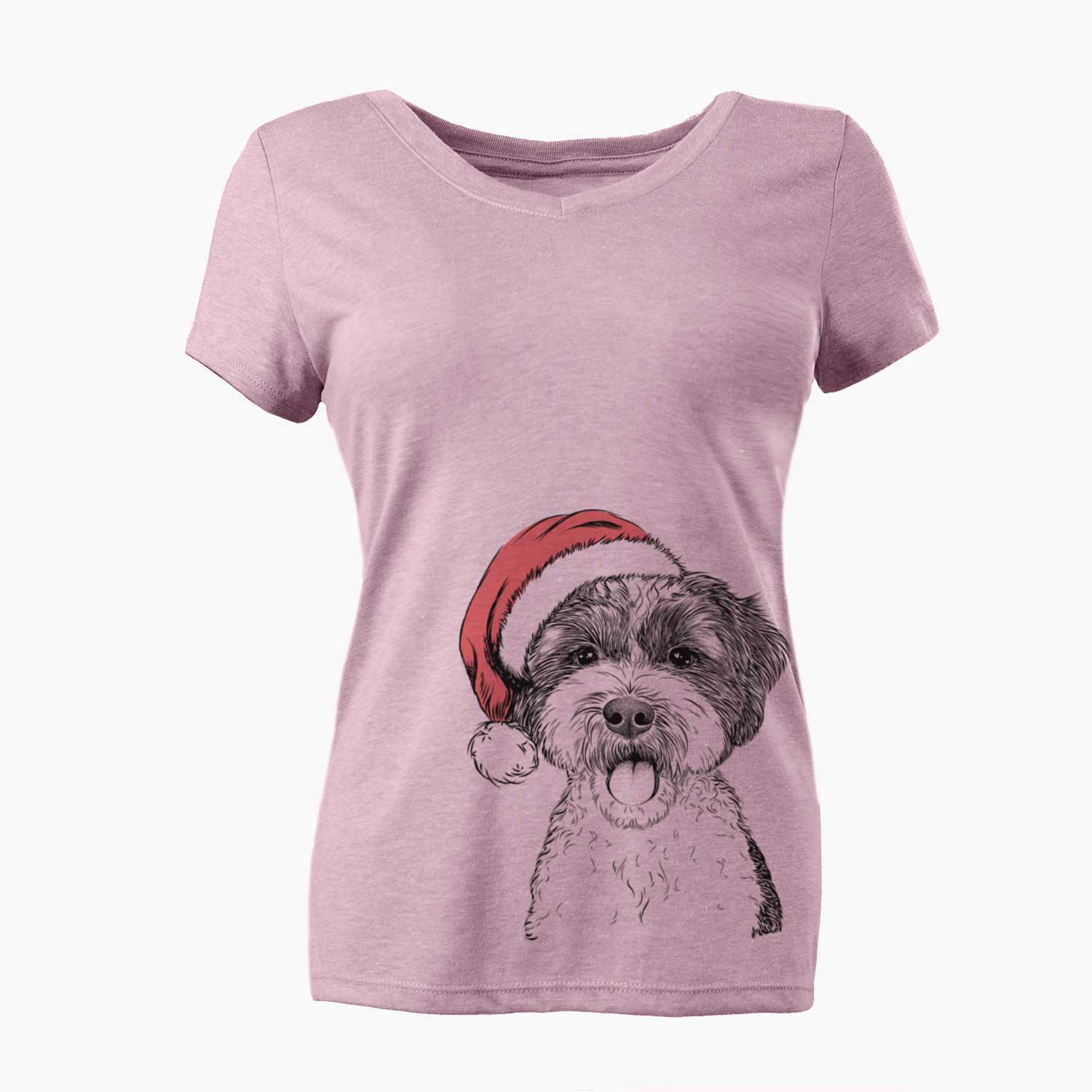 Bella the Cockapoo - Women's V-neck Shirt