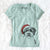 Santa Bella the Cockapoo - Women's V-neck Shirt