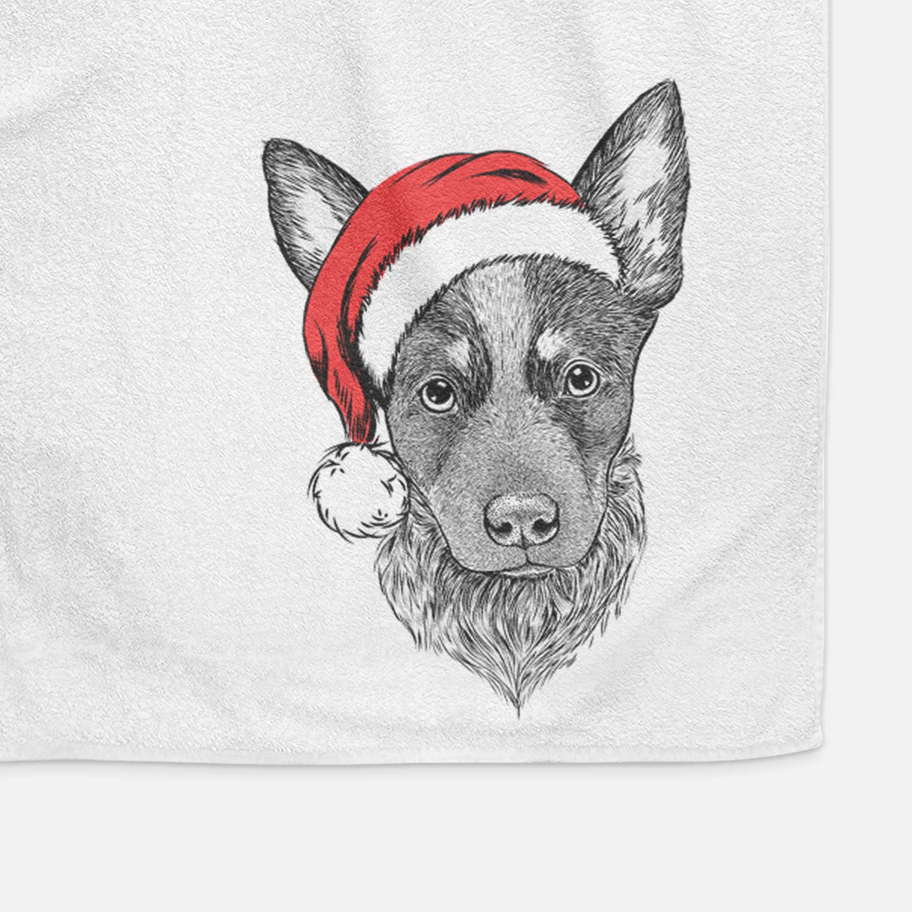 Bella the Blue Heeler Puppy Decorative Hand Towel