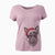 Santa Bella the Blue Heeler Puppy - Women's V-neck Shirt