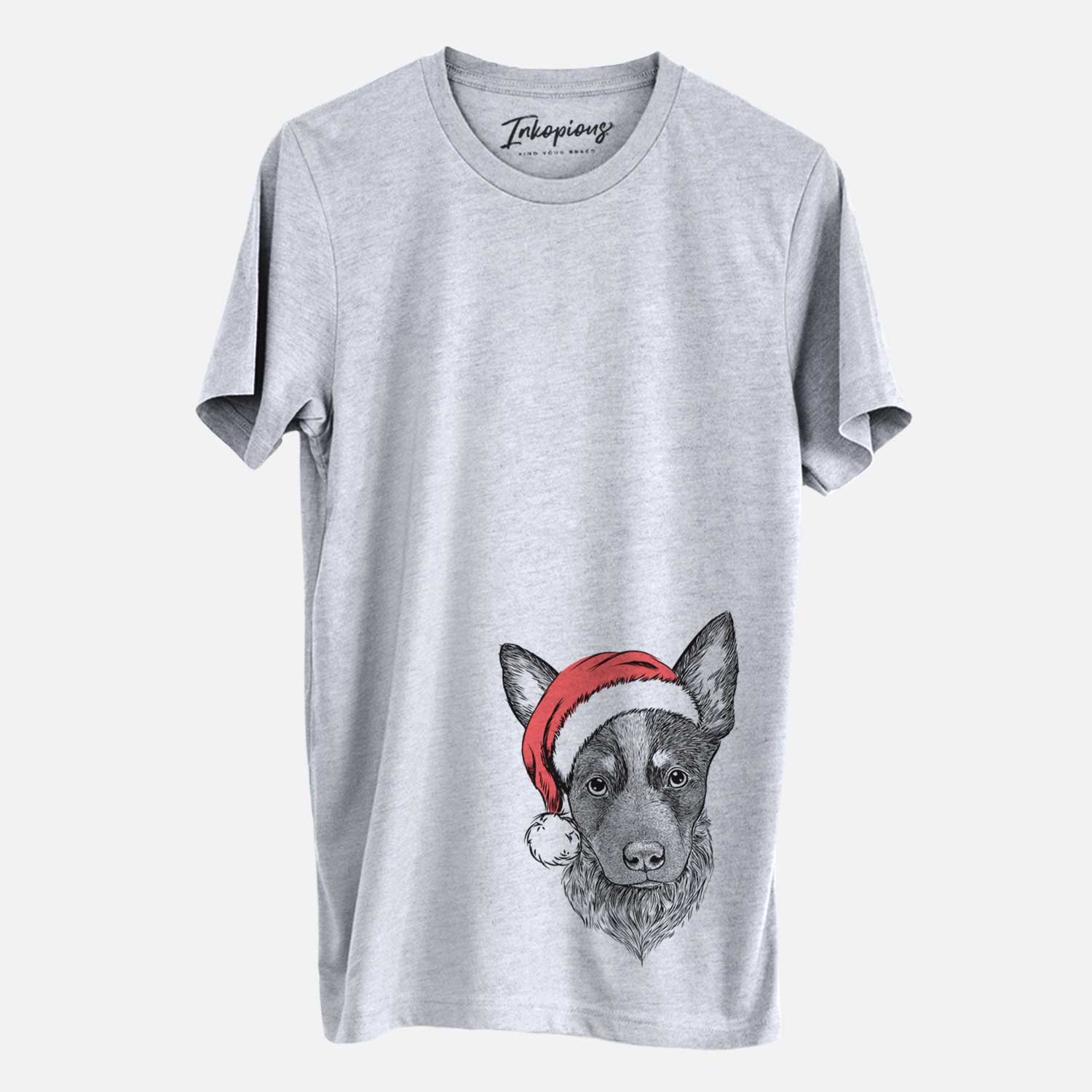 Santa Bella the Blue Heeler Puppy - Unisex Crewneck