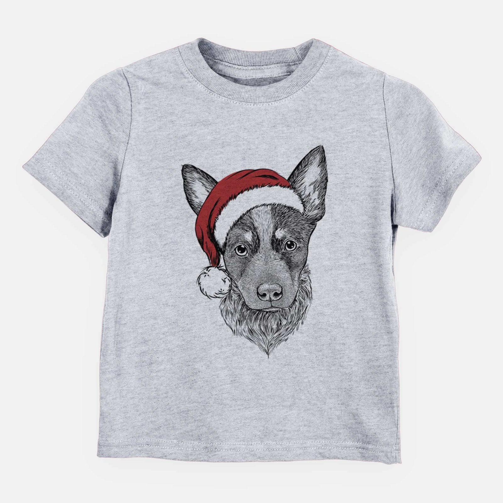 Santa Bella the Blue Heeler Puppy - Kids/Youth/Toddler Shirt