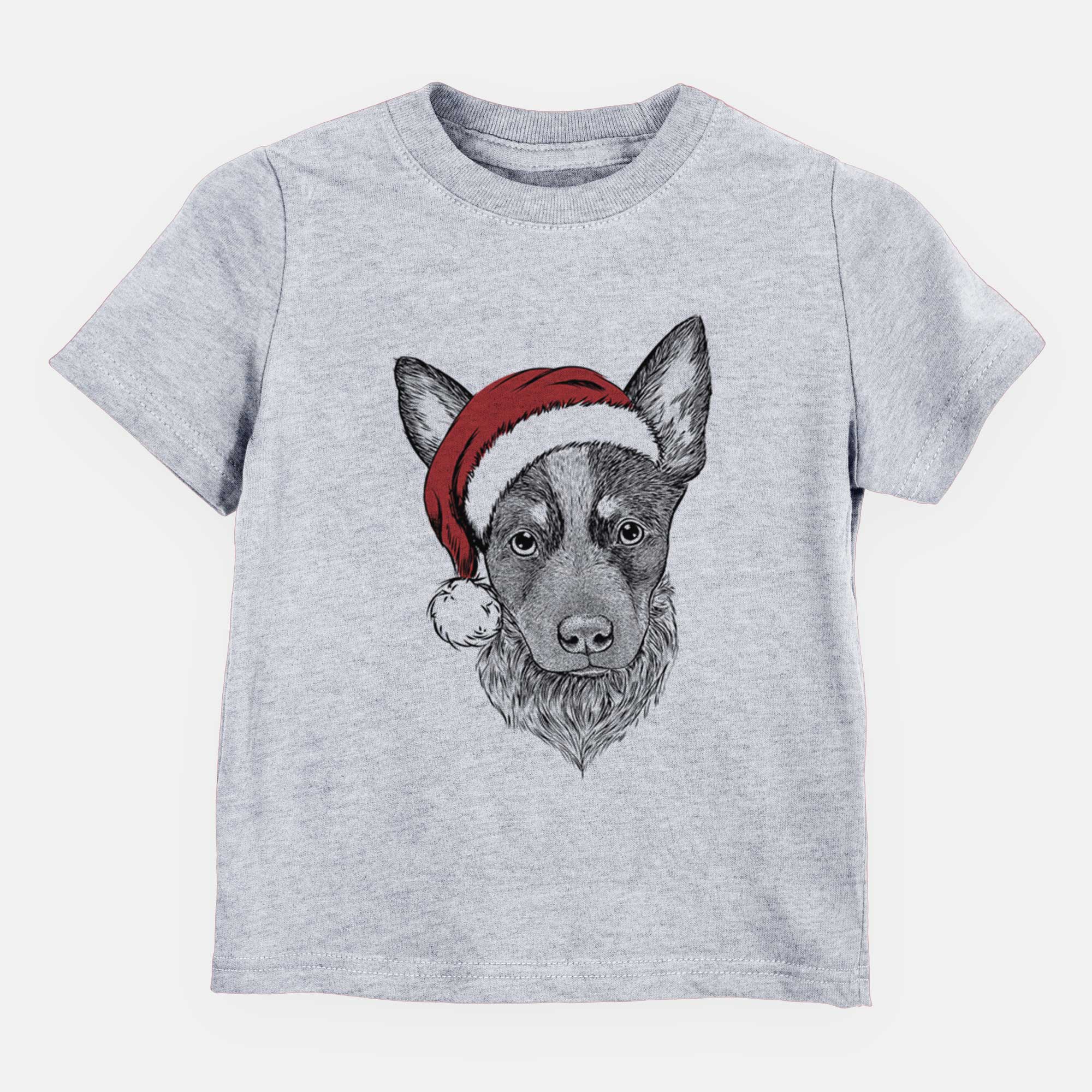 Santa Bella the Blue Heeler Puppy - Kids/Youth/Toddler Shirt
