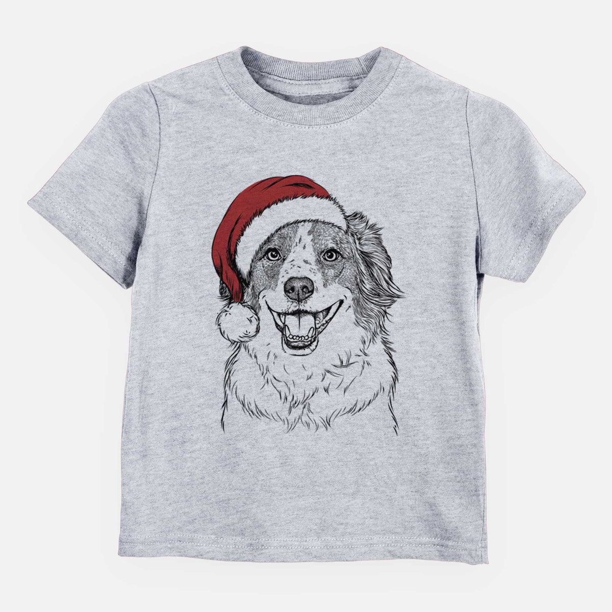 Santa Belle the Australian Shepherd Mix - Kids/Youth/Toddler Shirt