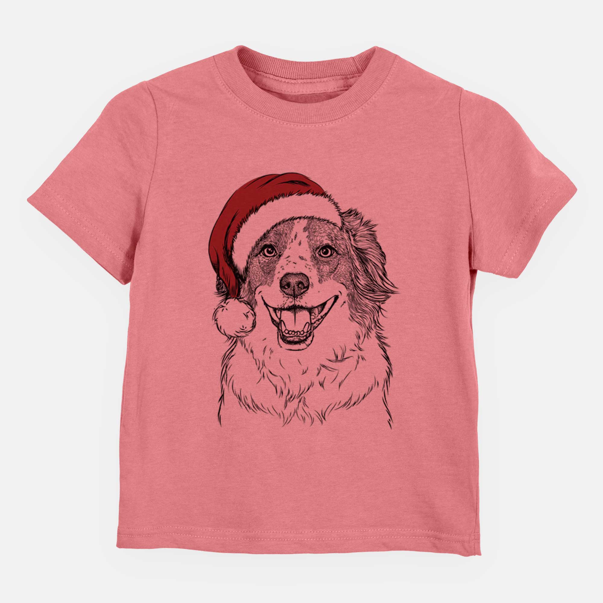 Santa Belle the Australian Shepherd Mix - Kids/Youth/Toddler Shirt