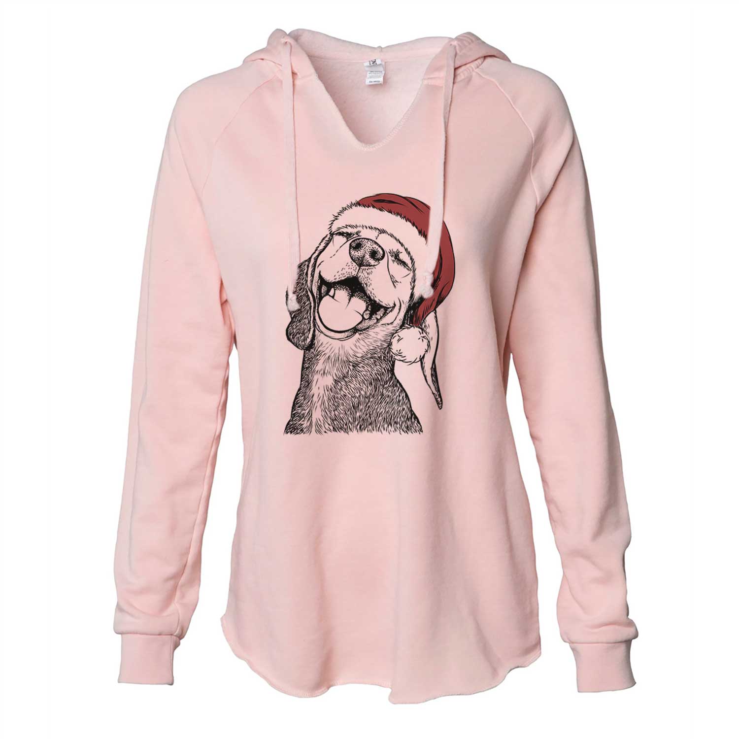 Belle the Hound Mix - Cali Wave Hooded Sweatshirt