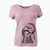 Santa Belle the Hound Mix - Women's V-neck Shirt