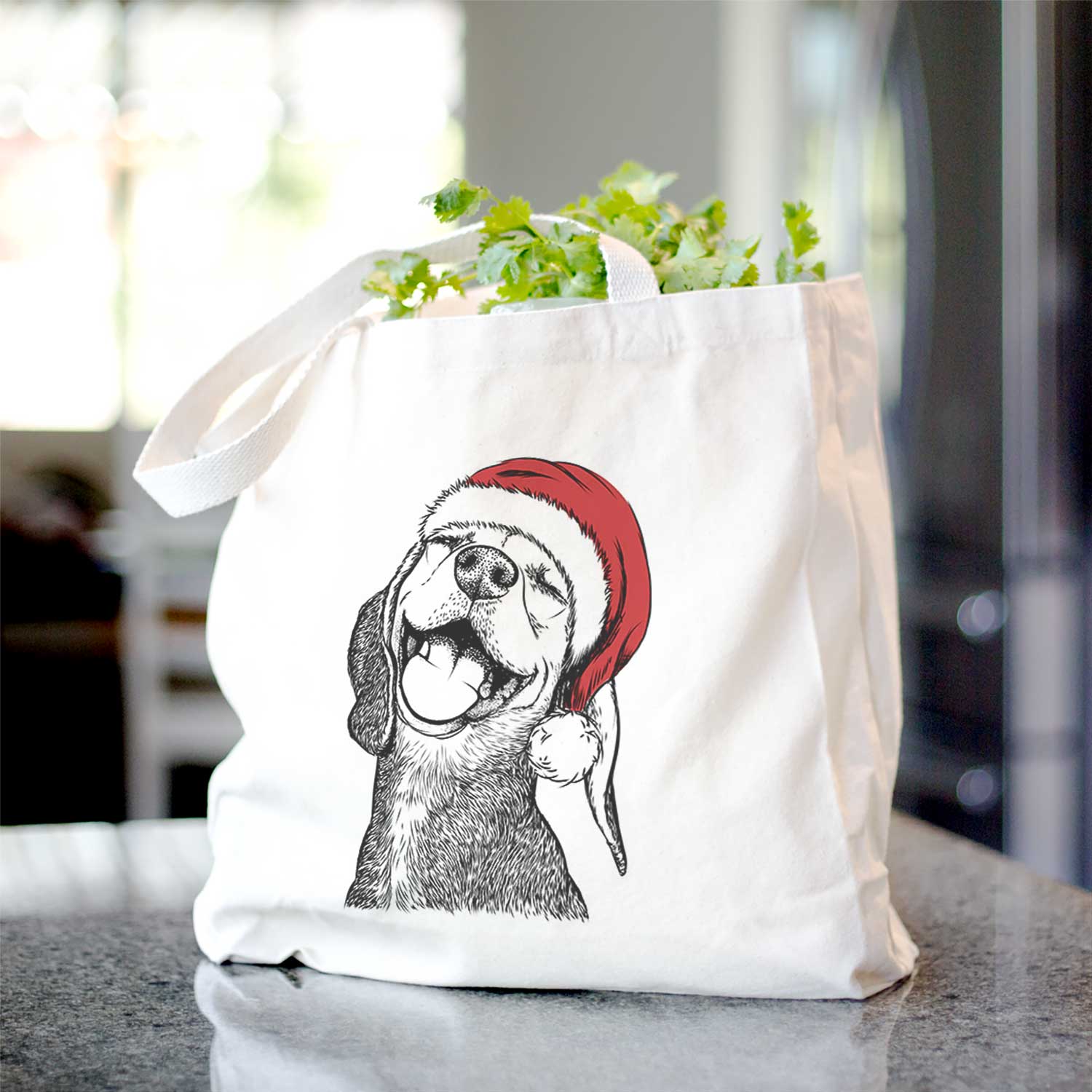 Belle the Hound Mix - Tote Bag