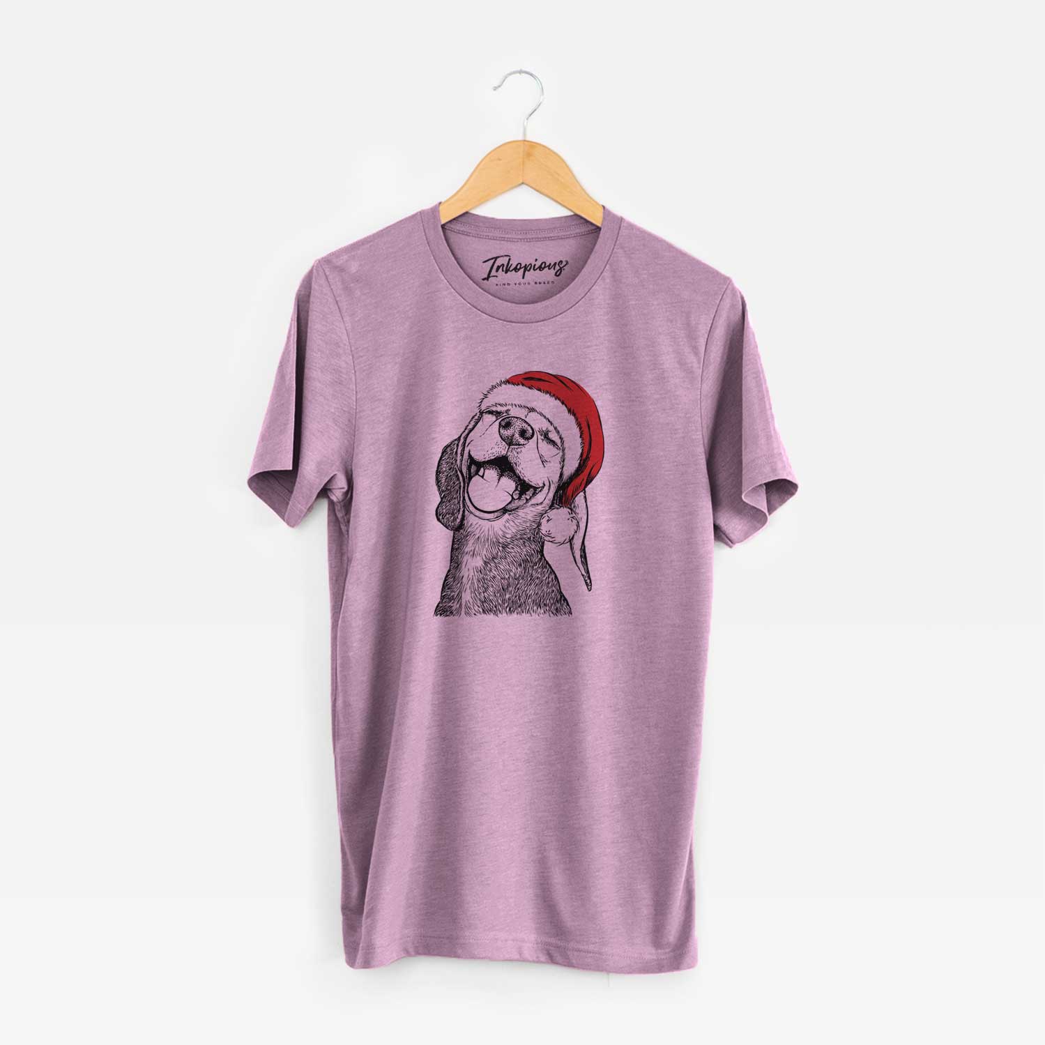 Santa Belle the Hound Mix - Unisex Crewneck