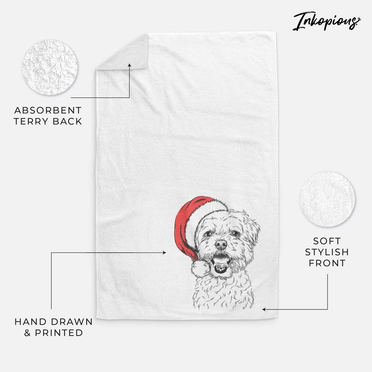Belle the Maltipoo Decorative Hand Towel