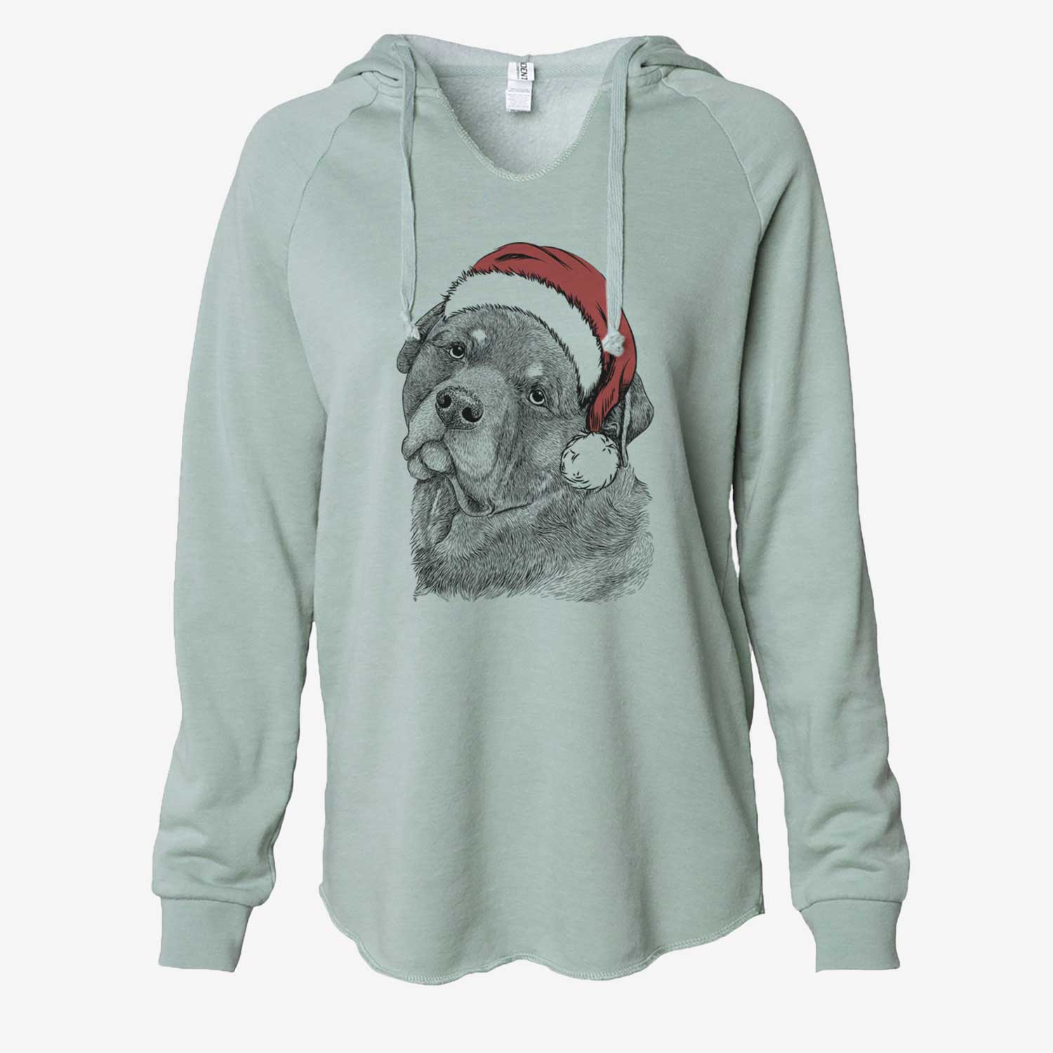 Bender the Rottweiler - Cali Wave Hooded Sweatshirt