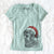 Santa Bender the Rottweiler - Women's V-neck Shirt