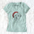 Santa Benjamin the Border Terrier - Women's V-neck Shirt