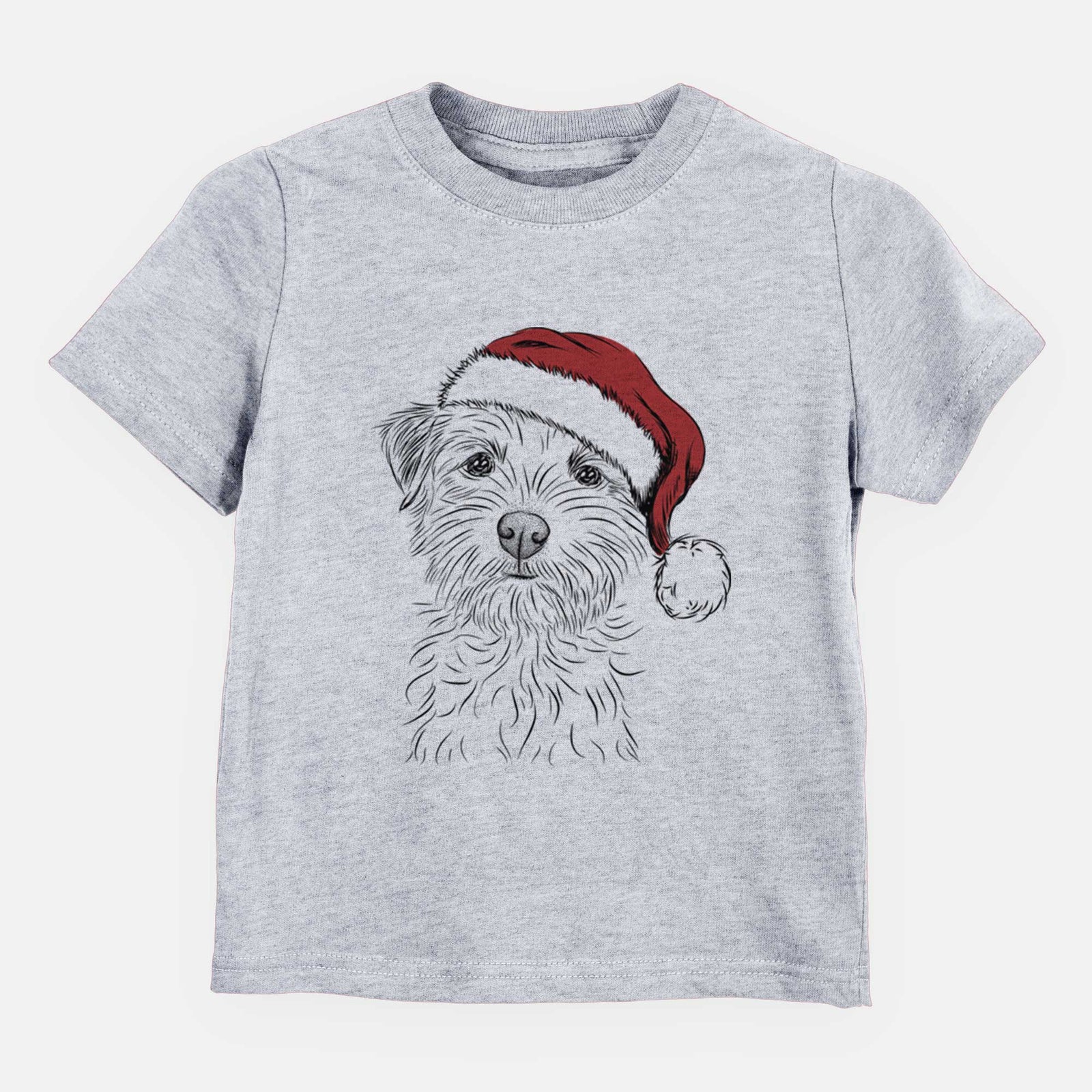 Santa Benjamin the Border Terrier - Kids/Youth/Toddler Shirt