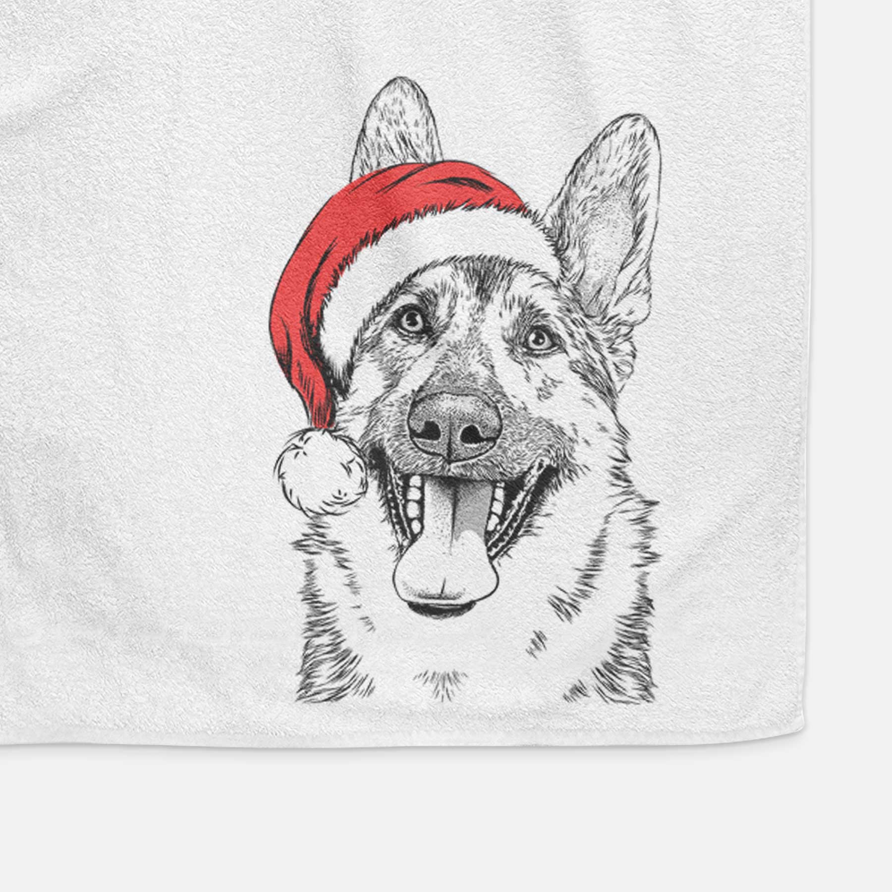 Benson the German Shepherd Decorative Hand Towel