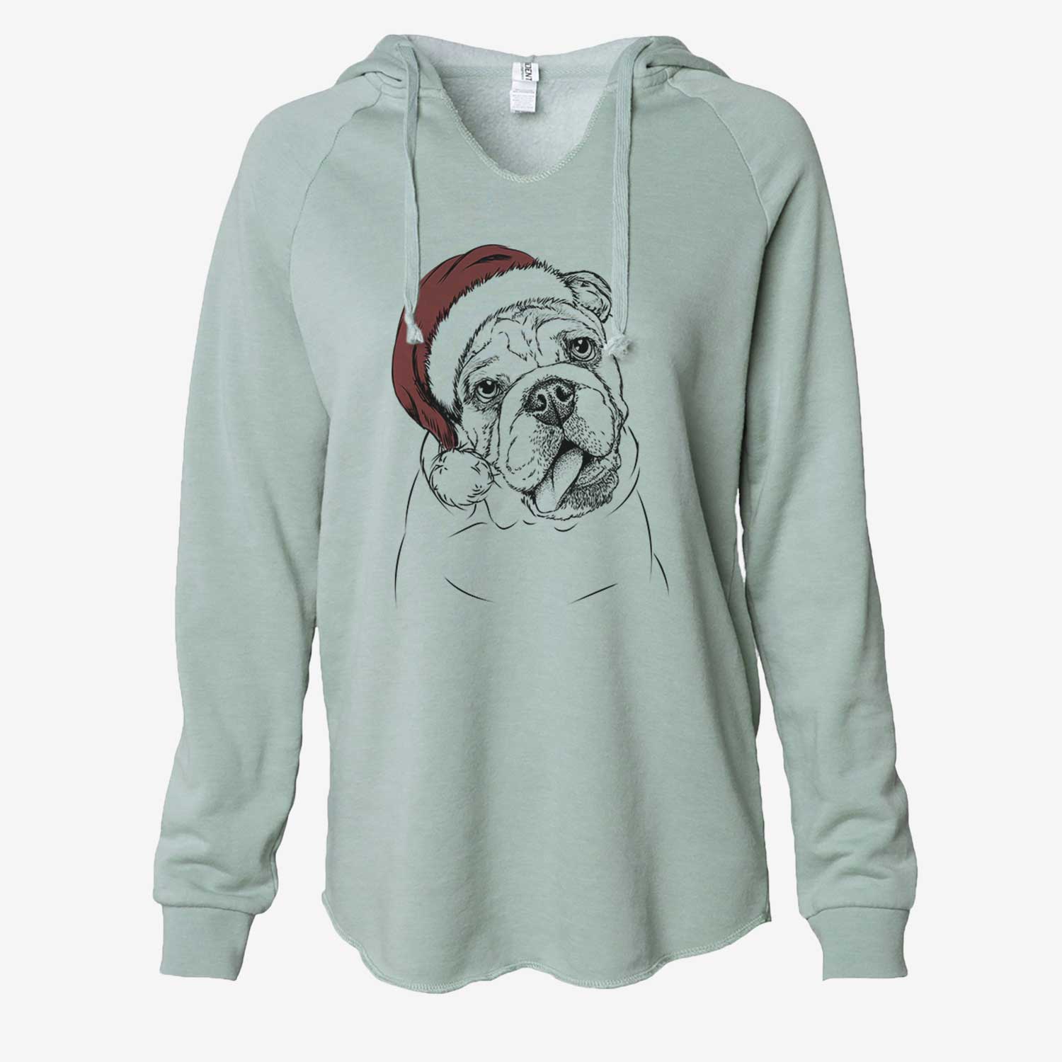 Benson the English Bulldog - Cali Wave Hooded Sweatshirt