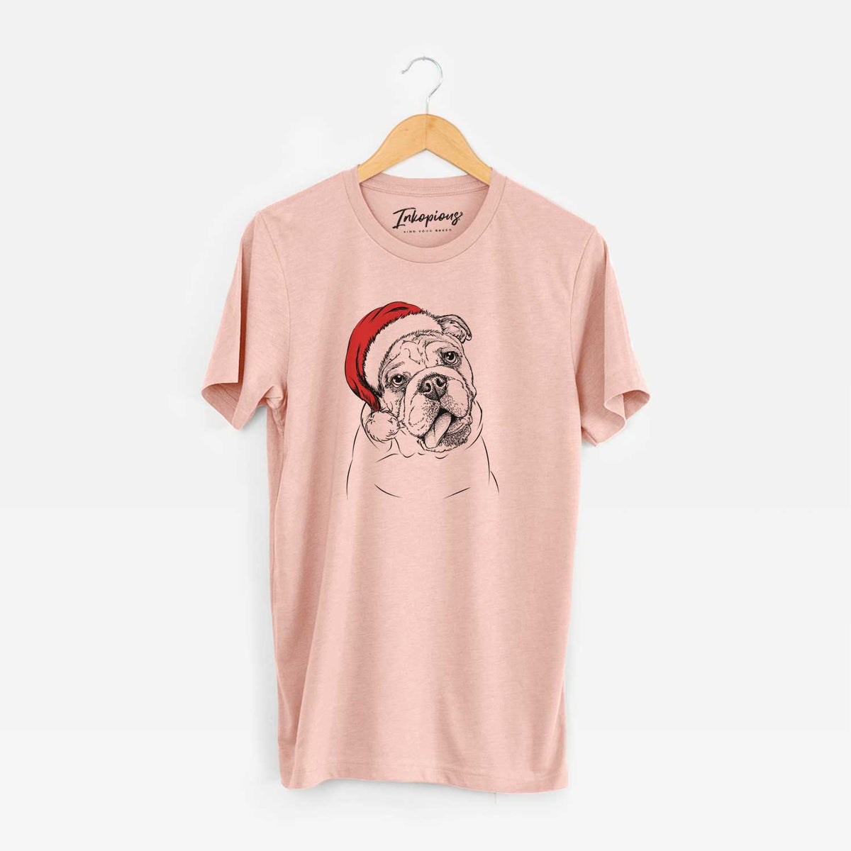 Santa Benson the English Bulldog - Unisex Crewneck