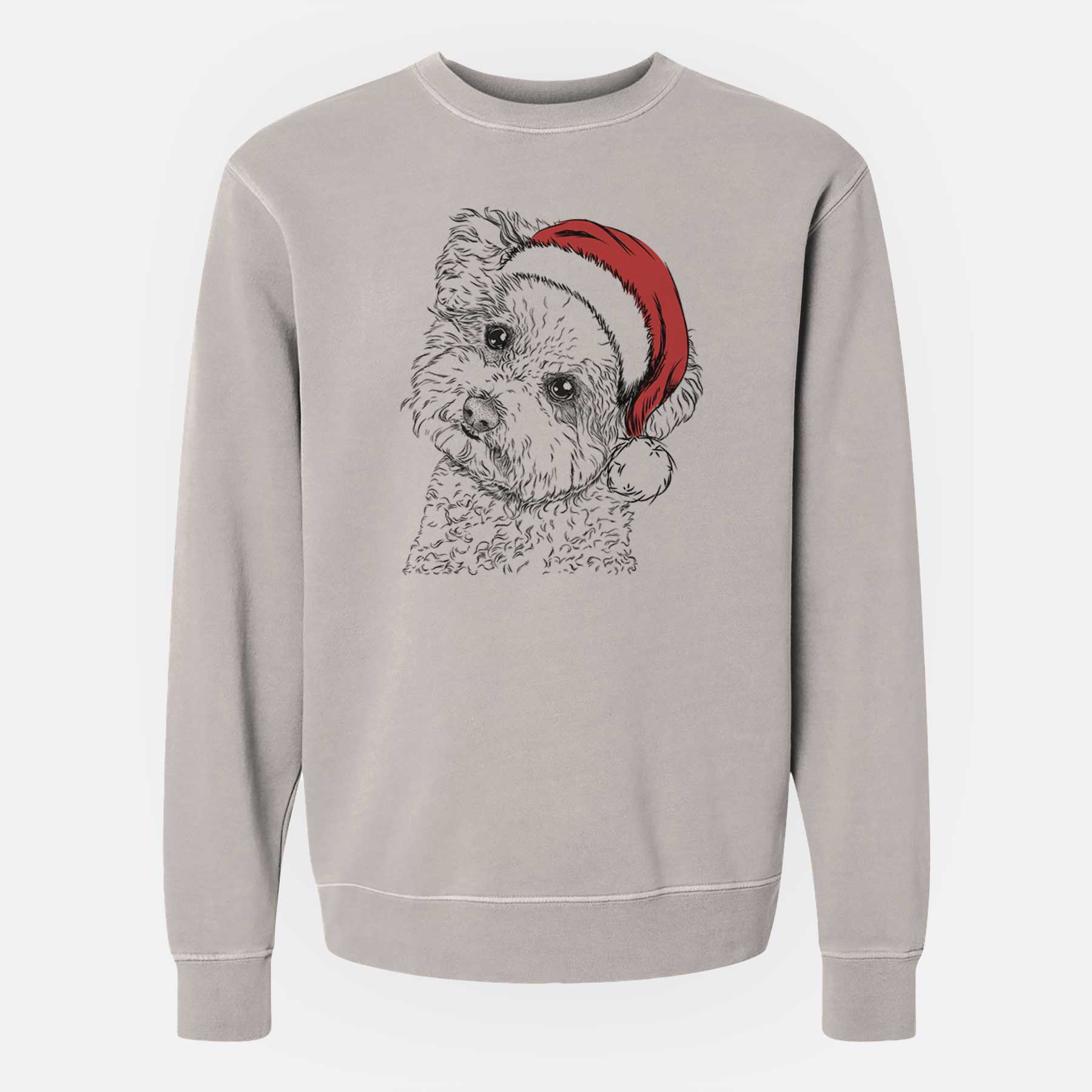 Santa Bento the Bolognese - Unisex Pigment Dyed Crew Sweatshirt